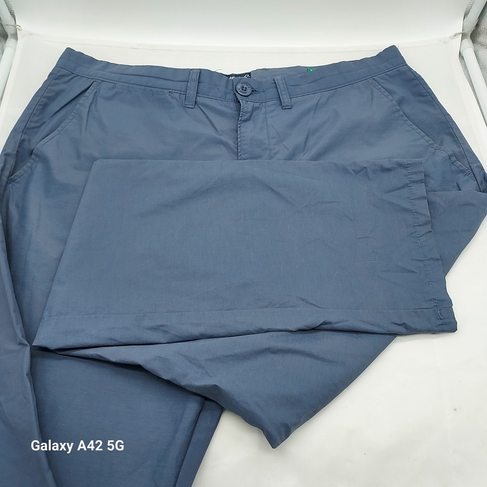 Johnnie-O Dew Sweepers Golf Pants Mens 34x32‎ Pacific Blue Cotton Nylon JMPA1100